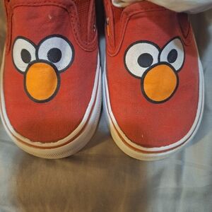 Sesame Street Red Elmo Toddler Kids Slip On Sneakers - 7